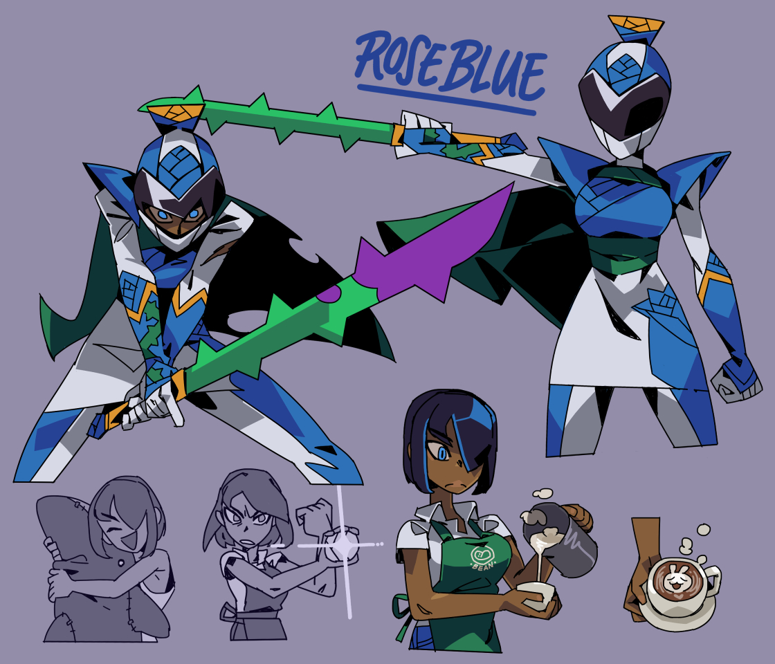 Blue Ranger Rose Blue