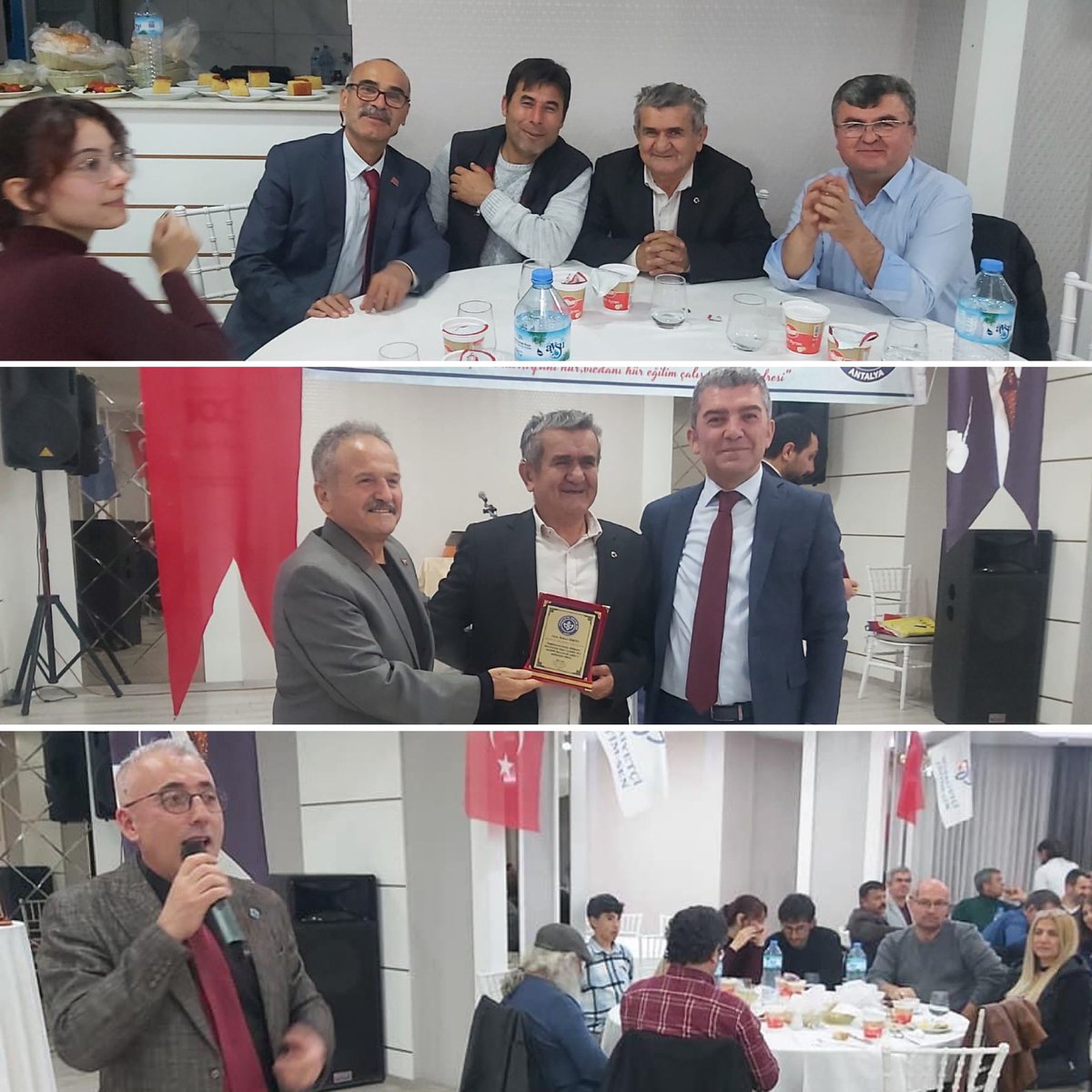 Hürriyetçi Eğitim Sen Antalya Şubemizin düzenlediği iftar programına, Genel Sekreterimiz Ali İhsan Hasanpaşaoğlu, Genel Başkan Yardımcılarımız Oğuz İduğ, Emrah Gültekin, Ramazan Irge ile katıldık. Muhteşem bir organizasyondu. Şube Başkanımız Hilmi Taner’e, Yönetim Kurulu…