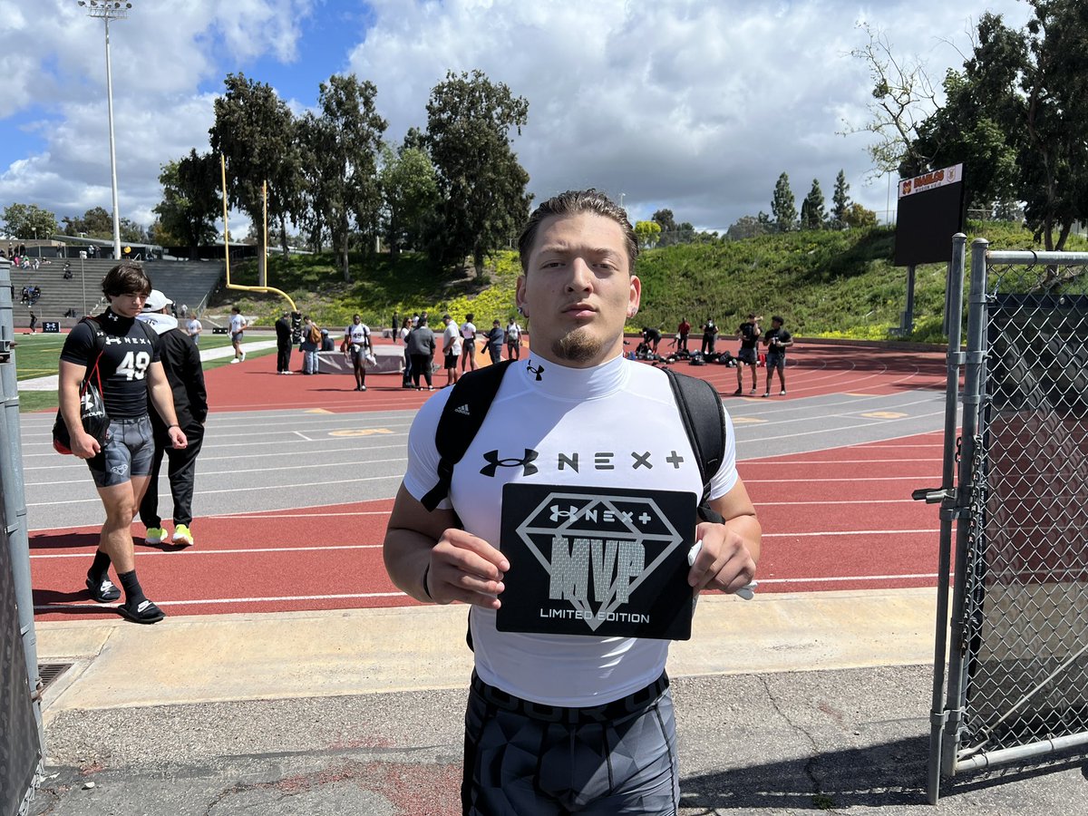 Orange Lutheran class of 2025 running back Steve Chavez was one of the two running back MVPs of the Under Armour Next All American Camp. Workhorse @Chavez5x @PrepRedzoneCA @ocvarsityguy @OLuFootball @ocvarsity #UANEXT