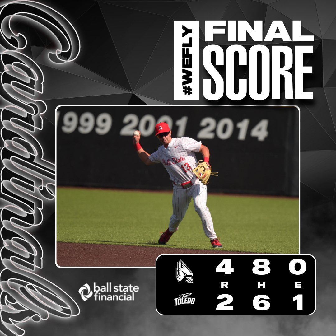 BallStateBB's tweet photo. Cards WIN day 3 vs the Rockets‼️⚾️

NEXT UP: Home game on Tuesday at 3pm vs Southern Indiana!

#ChirpChirp x #WeFly https://t.co/9O1DB3sCY6