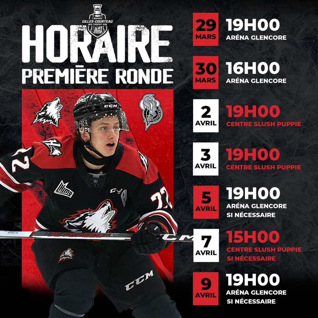 Huskies de Rouyn-Noranda (@huskiesrn) on Twitter photo Voici l'horaire de la série de premier tour contre les <a href="/OlympiquesGAT/">Olympiques de Gatineau</a> 🏒🐺
Nous avons besoin de notre septième joueur pour les séries. Venez encourager la meute dès vendredi ! 🚨🚨
Lien vers la billetterie en ligne :
huskies.ticketacces.net/fr/organisatio…
#HuskiesRN #LaVilleEstHuskies Voici l'horaire de la série de premier tour contre les <a href="/OlympiquesGAT/">Olympiques de Gatineau</a> 🏒🐺
Nous avons besoin de notre septième joueur pour les séries. Venez encourager la meute dès vendredi ! 🚨🚨
Lien vers la billetterie en ligne :
huskies.ticketacces.net/fr/organisatio…
#HuskiesRN #LaVilleEstHuskies