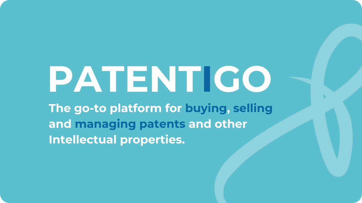 We are here to mark a groundbreaking milestone in the world of #intellectualproperty: 

#Patentigo is the first platform dedicated to the buying, selling and managing of patents, ideas and trademarks.

🔗patentigo.io