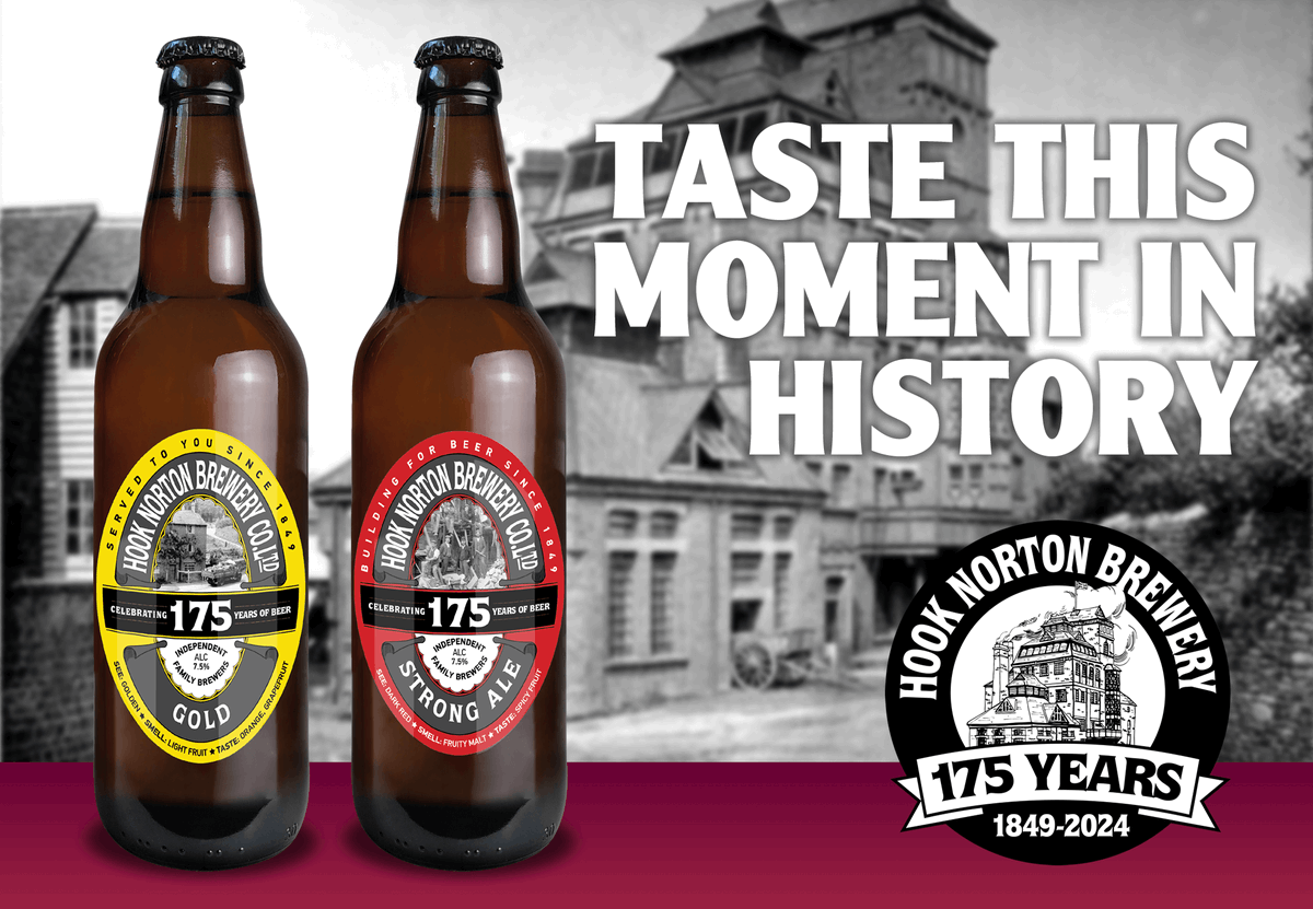 Every good birthday party needs beer and we've brewed a couple of crackers! Enjoy our limited edition 175 Gold and 175 Strong Ale. Available from the brewery shop or online hooky.co.uk/our-story/175-…