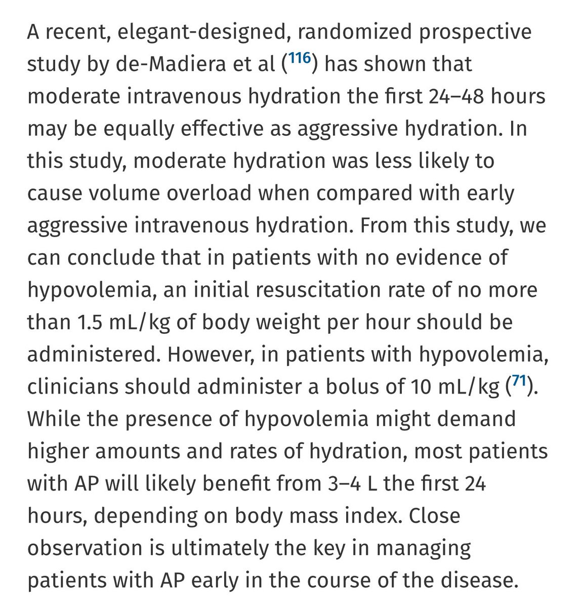 So touched and proud to see the impact of our #WATERFALLtrial on the new american acute pancreatitis clinical practice guidelines @AmJGastro @AmCollegeGastro @ERICAconsortium A 20~year voyage! 👇🏻 x.com/demadaria/stat…