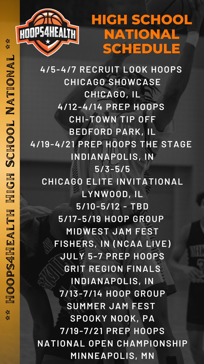 Players still interested in playing on our 17U National Team in the West Suburbs- Joliet please inquire at support@hoops4health.com or DM. Couple spots still open! @hoops4health33