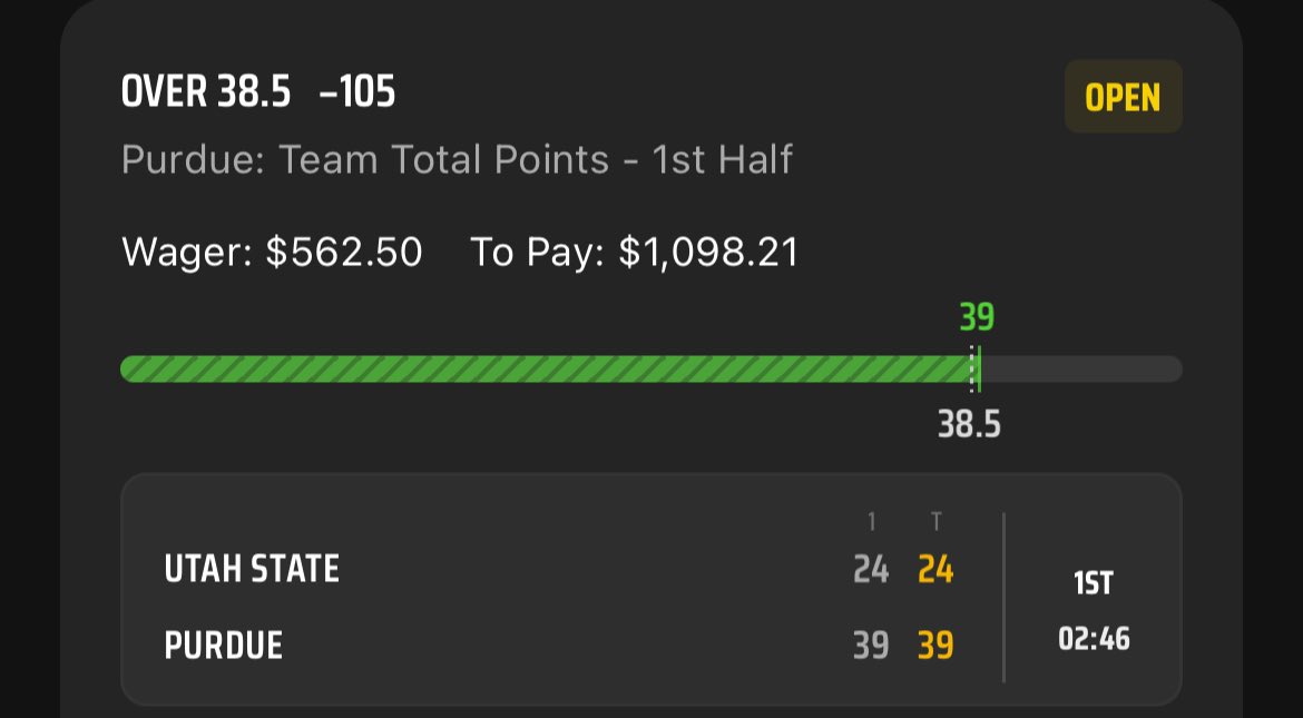 UnitAdvisory's tweet image. March Madness Ladder Play 3⁉️🪜

🪜1️⃣ $250 to $562.50 (+125)✅🐶
🪜2️⃣ $562.5 to $1,098.21 (-105)✅
🪜3️⃣ $1,098 to [PENDING]

175 interactions… GOOOOOOO