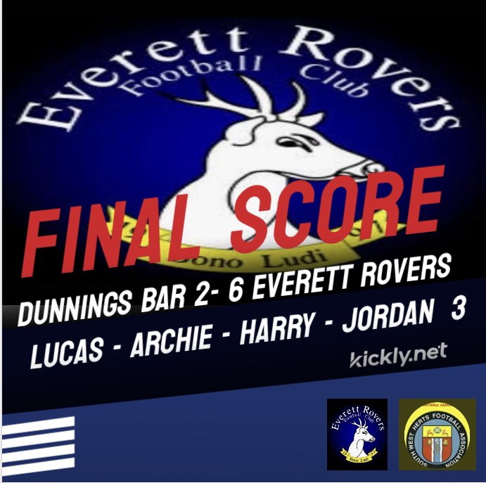 A strong performance from the Everett - 3 points on the road and another 6 goals - thanks for everyone who came down and supported the teams @everettrovers