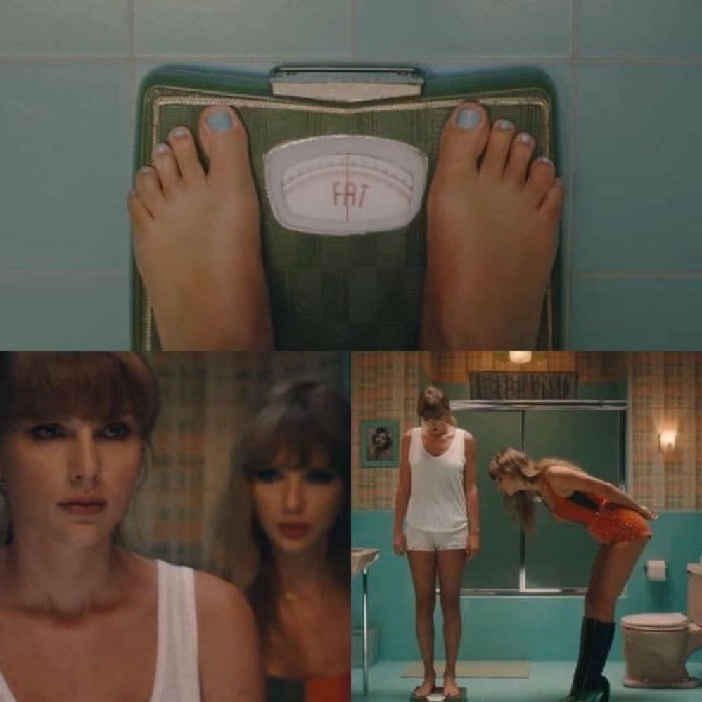taylorsversion's tweet photo. i will never forgive y’all for making her delete this scene from the anti-hero mv https://t.co/ZhWF13Sbu9