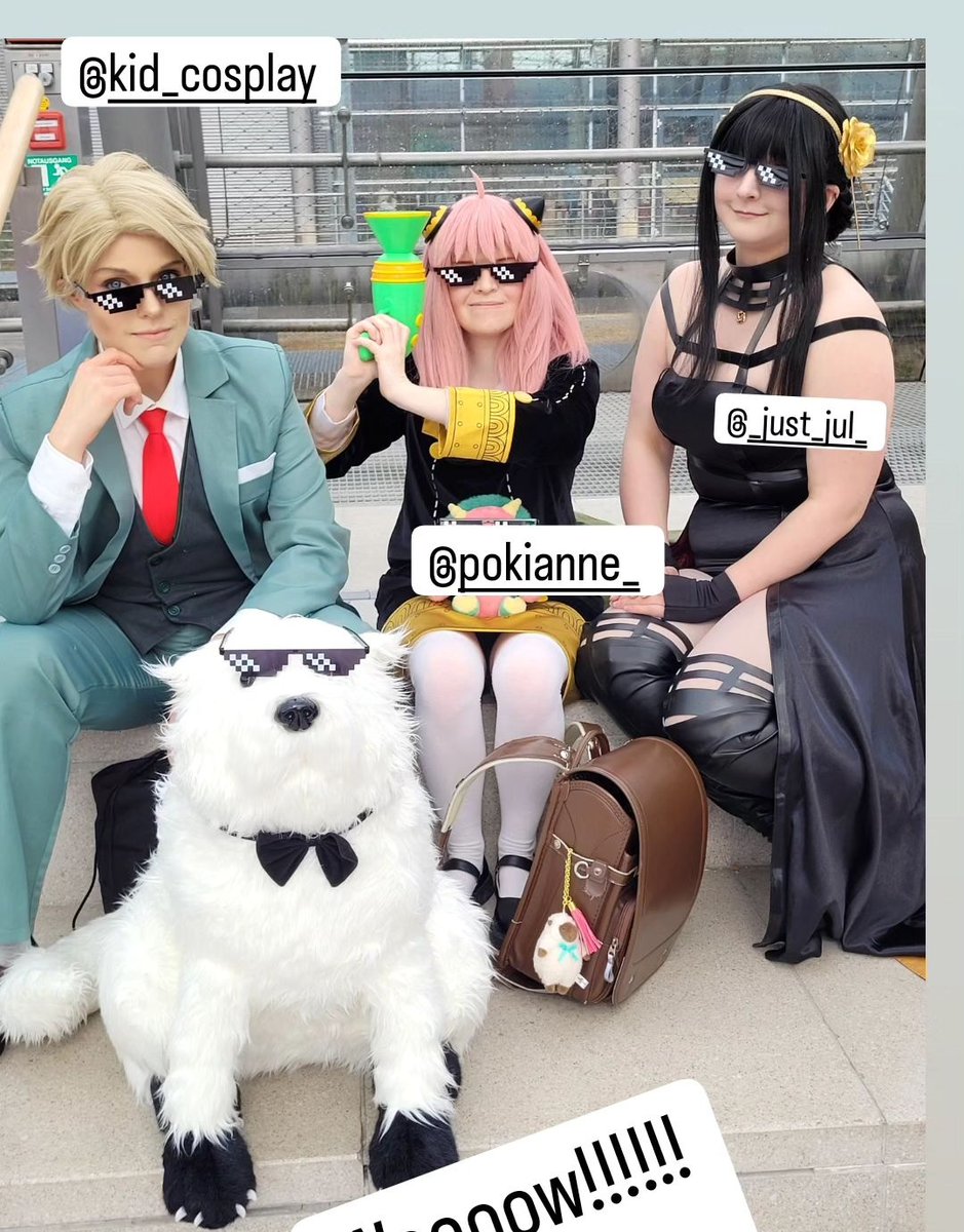 I present you the coolest family ever!!😎✨ #lbm24 #SPY_FAMILY