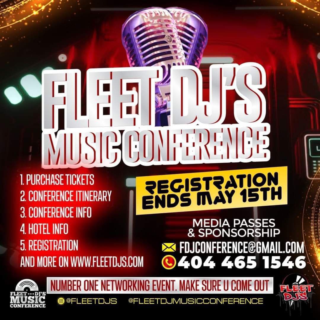🎧 @Fleetdjs 13th annual Music Conference July 18th - 22nd in Orlando,Florida. 💥 Be in the building! 💥  Along with all the Fleet DJs!! This is THE industry event of the year, all the major players in music in 1 place! 🔥🔥 🌐 Registration is open..