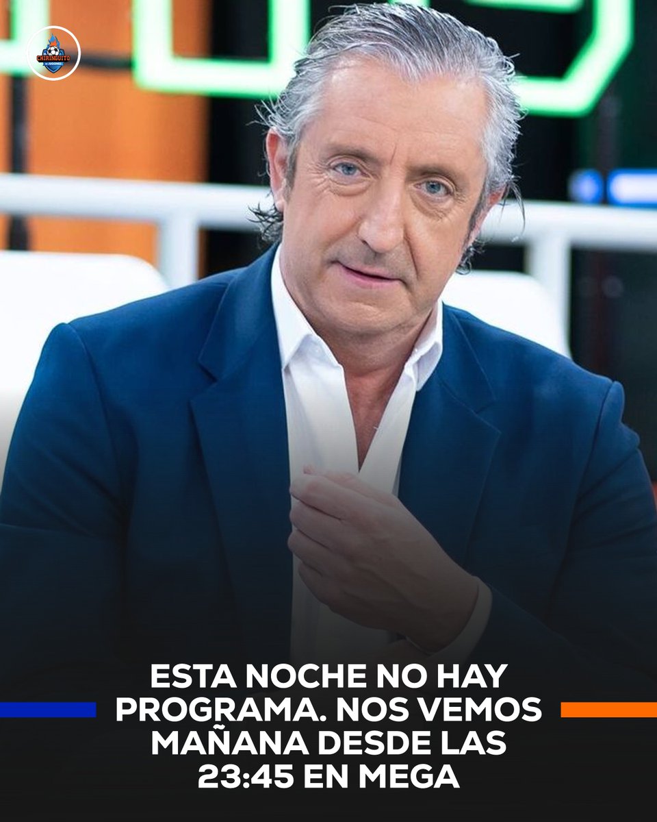 🚨 ATENCIÓN 🚨 ❌ Recuerda que ESTA NOCHE NO HAY PROGRAMA. 😎 Nos vemos mañana con @jpedrerol y todo el equipo de @elchiringuitotv.