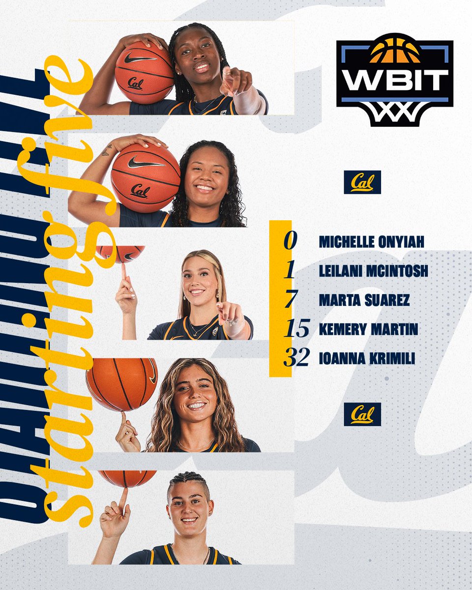 Getting ready for round two of the WBIT! Here is the starting 🖐️ against Saint Joseph's!