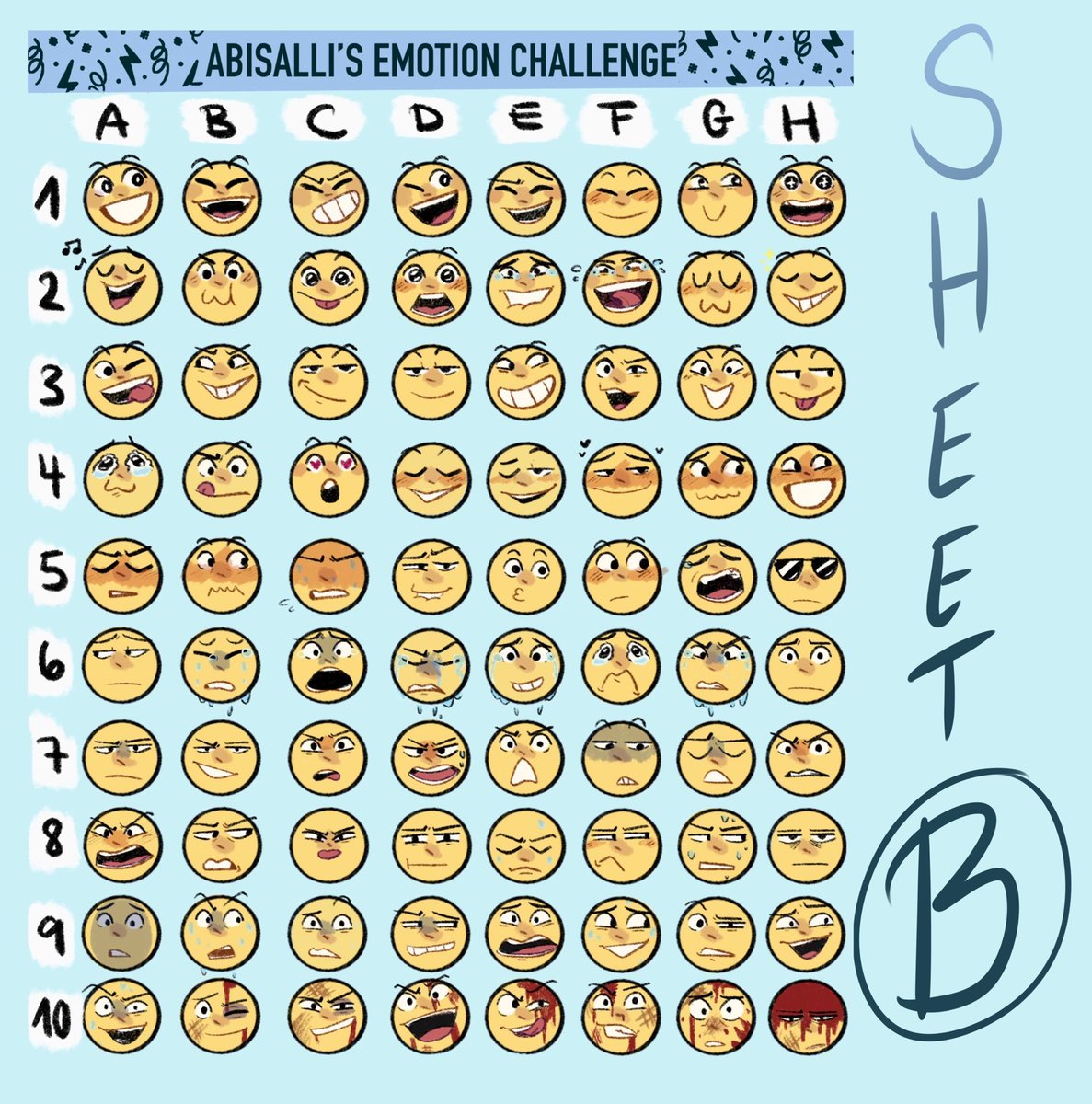 ‼️Free Expression meme Commision‼️

Alright peeps, it‘s about time I do one of these again :3
How to participate:

❤️ Like
🔄 Retweet
✨ Follow

And drop your Oc down below for me to draw. 

#100facememe #FreeCommission #OcCommission #Oc