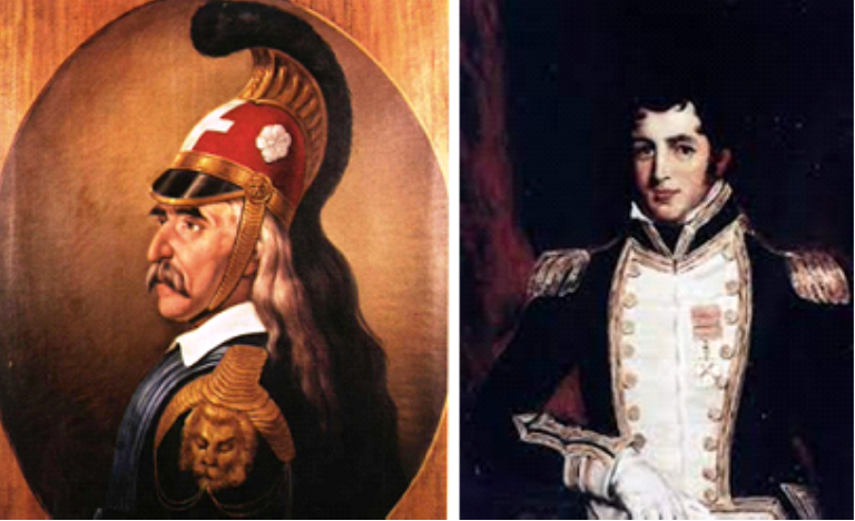 In the second year of the #GreekRevolution, British admiral Hamilton suggested to the de facto leader of the #Greeks, Theodore #Kolokotronis, that the time had come to negotiate with the #Ottomans, with Britain as the mediator. Kolokotronis responded: #theHELC #25March1821 🧵1/6