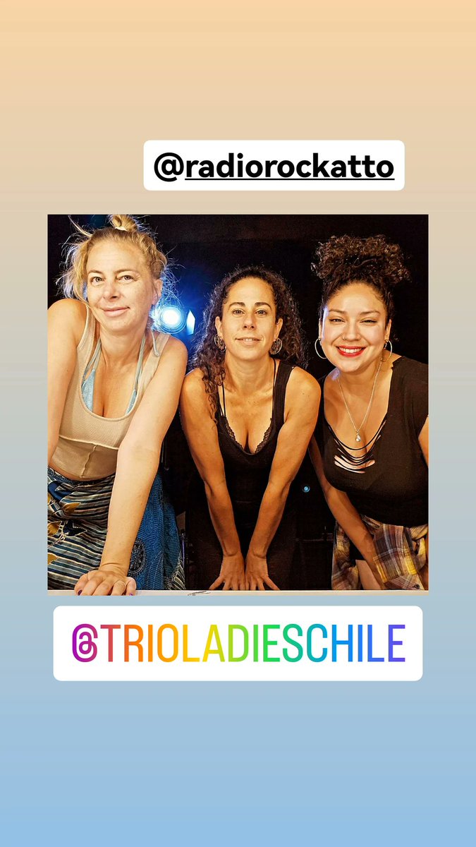 radiorockatto's tweet photo. #DalePlay @TrioLadiesChile @alioshak @fwhitecanvas @KarlaGrunewaldt @Jeo_music @Delonelyman #ponleoreja @AlSurdelRock @DiscosLibresCL @40ChileOficial @adnradiochile @Cooperativa @artedual @rockandpop @SonandoCL @GoodStockRadio @RadioZeta_cl @MonosCl @radiousach @uchileradio @potq https://t.co/Z8X5d4a0SN