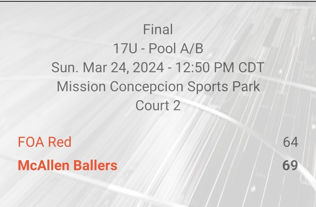 McAllenBallers's tweet photo. Ballers win @AlamoCityHoops1 the launch @DannyCanul_ w/24 @TreyAsh333 w/15 @jediah_rivens3 w/13 @ZionRod06 w/10 ballers go 3-0 representing the 956 @AimHighProduct3 @garzaalex4 @cortezmg007 @rgvsports @KRGVSports @bybryanramos @BranitezSports next tournament @TheCircuit https://t.co/fo09hioOyE