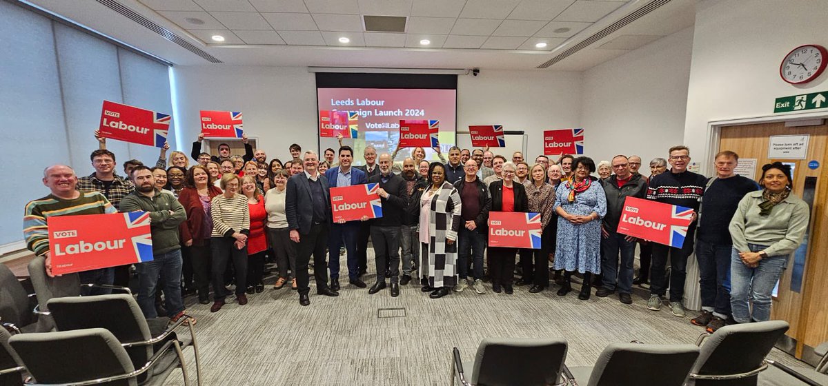 It was great to join friends from across the city this weekend for the Leeds Labour Campaign Launch. 

Some really inspiring speeches from MP’s, The Mayor, Councillors and Candidates. A group of people dedicated to service and getting the best for our communities.