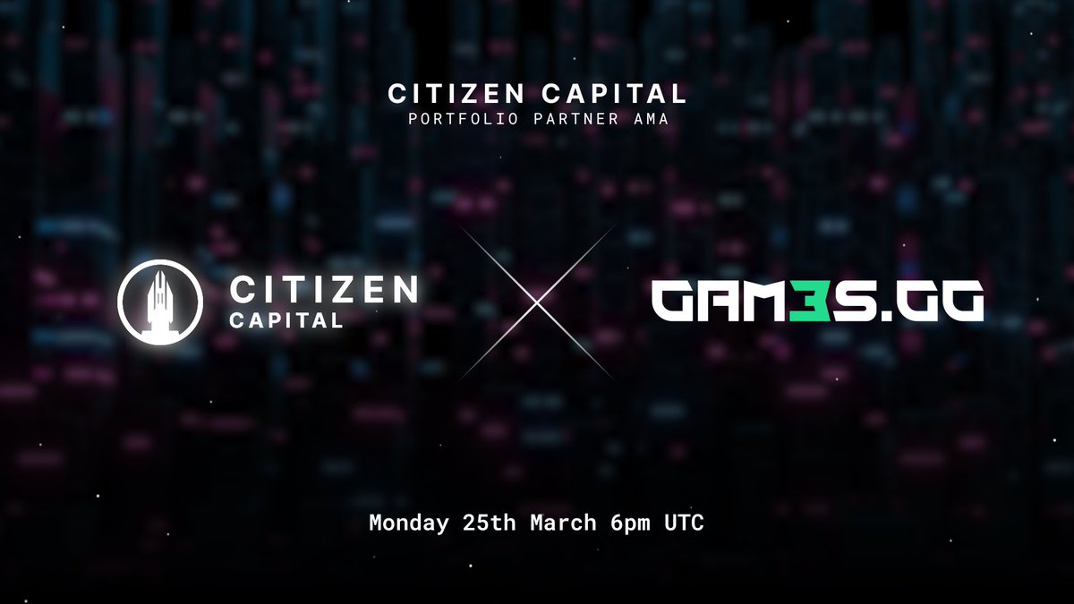 NTLaunchpad's tweet image. Grand Rising Citizens 🫡 

Join us tomorrow, Monday 25th March at 6PM UTC for an AMA session with web3 gaming superapp and latest portfolio partner @GAM3Sgg_ 

You don’t want to miss this one 👀
