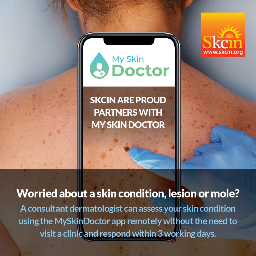 SKCIN are proud partners with My Skin Doctor, a patient-led app where expert advice is at your fingertips. It offers an alternative solution for those who are struggling to access dermatology services & want fast, expert advice from a team myskindoctor.co.uk