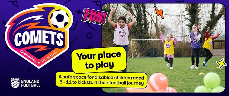 We are proud to be the #BoroughofSport only FA Approved Comets Provider providing young people with disabilities the opportunity to play football! Visit forall.motspurparkcfc.com for more information!