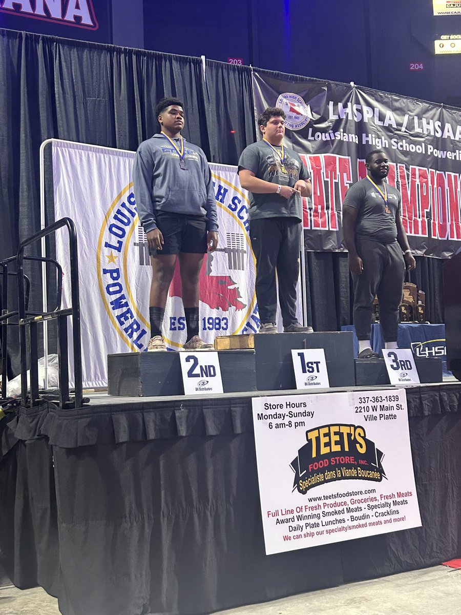 Had some good competition and battled it out. Ended with 2nd Place for Division III 275 State Powerlifting Championship.