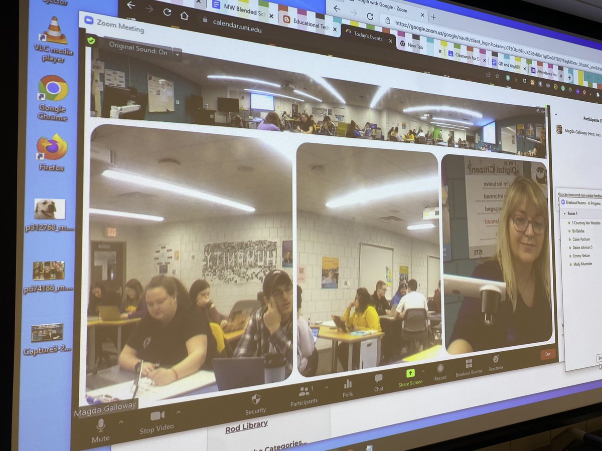 The weather in Iowa may be unpredictable, but we have a <a href="/Zoom/">Zoom</a> and <a href="/OwlLabs/">Owl Labs</a> for a backup  #unietd #preserviceteachers <a href="/COE_UNI/">UNI College of Education</a>