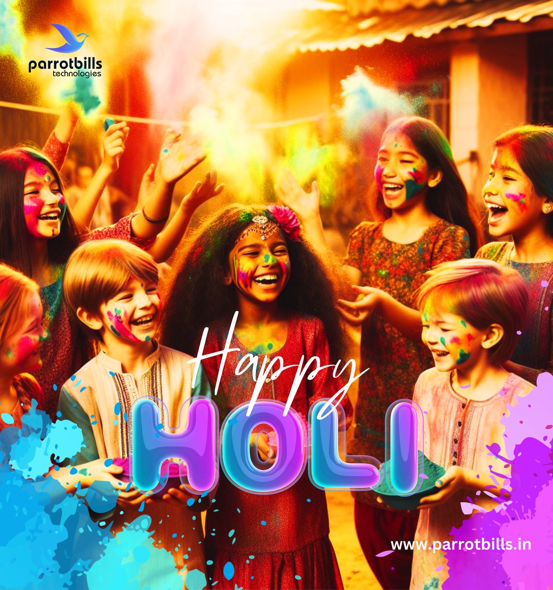 ParrotbillsTech's tweet photo. May this #Holi bring the ultimate colors of happiness in your life and excite you for the next adventure. Happy Holi!
#holi #holifestival #festivalofcolors #parrotbills #Holi2024 https://t.co/qEJG4FrVQG