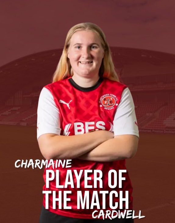 𝗣𝗹𝗮𝘆𝗲𝗿 𝗼𝗳 𝘁𝗵𝗲 𝗠𝗮𝘁𝗰𝗵🔥

Your First Team player of the match goes to Charmaine Cardwell, a solid and outstanding performance at the back, brilliant work rate throughout &amp; a goal to top it off👏

Well done Charmaine👏

#OnwardTogether