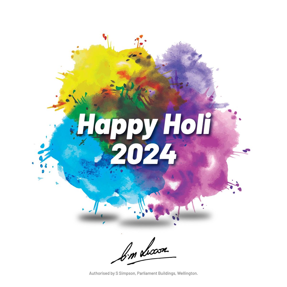 I’m wishing you all a very happy Festival of Colours.
