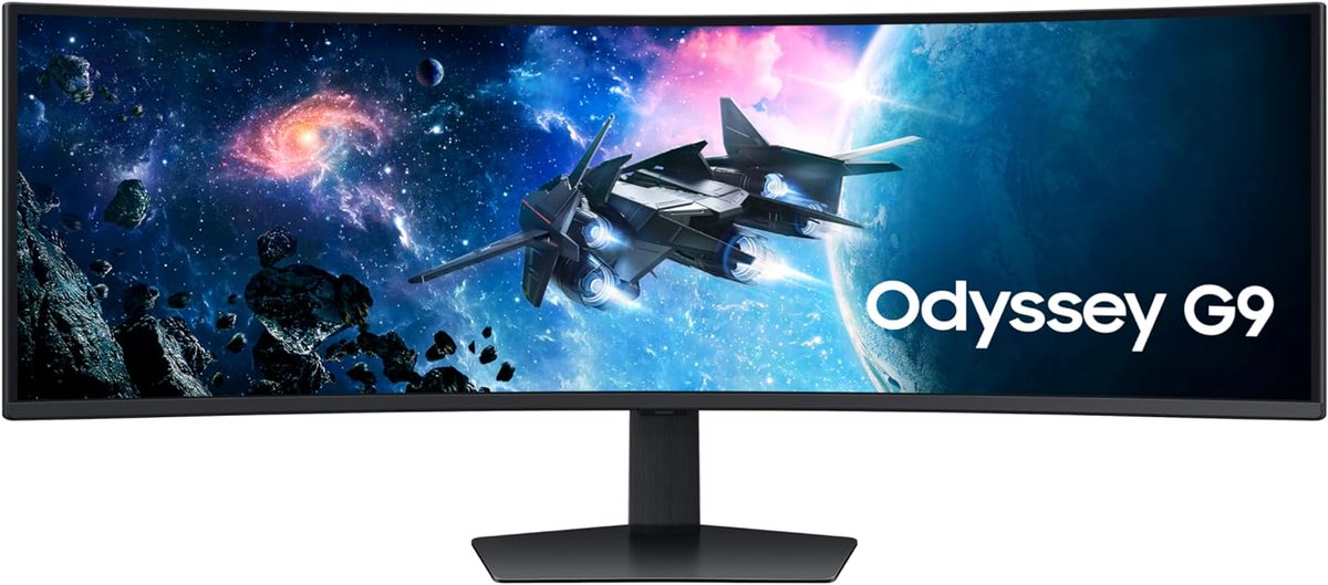 Samsung 49' 1440p 240Hz Curved Gaming Monitor Coupon on Page! amzn.to/43vYGKx #ad