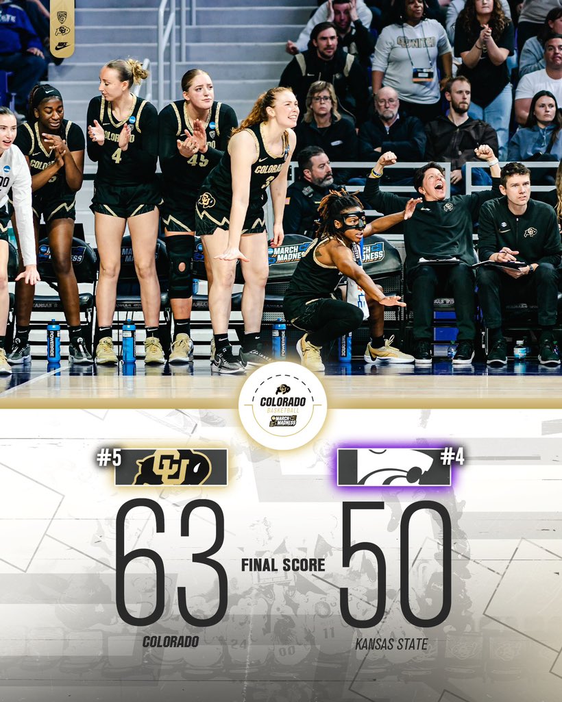 Let’s keep dancing 💃

#GoBuffs // #MarchMadness