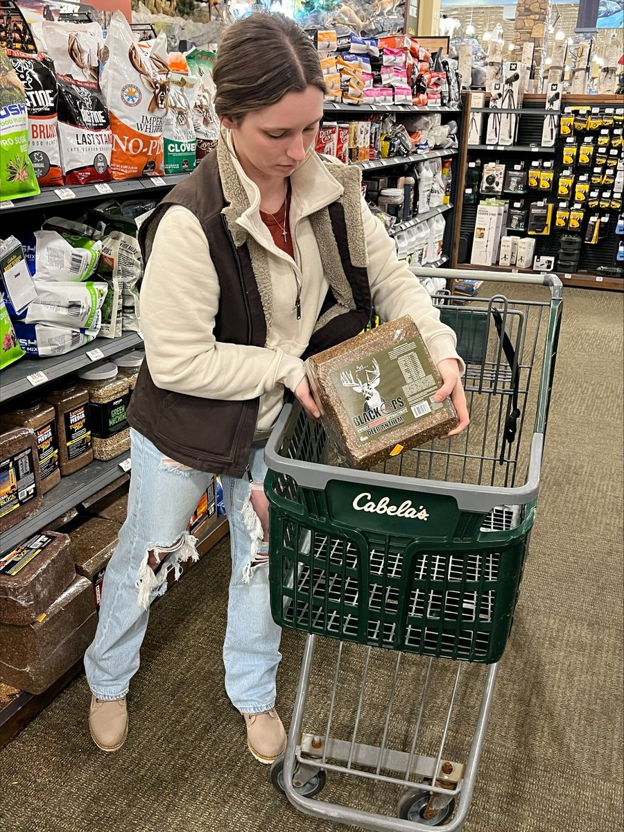 Head to your local Cabela's and fill up those carts! Spring is here which means its go time to keep those deer happy!