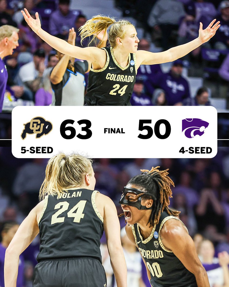 BACK-TO-BACK SWEET 16s FOR THE FIRST TIME SINCE 2003 FOR COLORADO ‼️

You gotta love March 👏