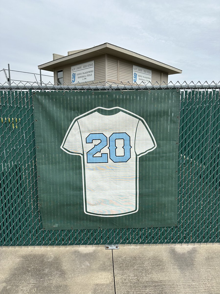 Just hung up Aidan Short’s retired 20 jersey banner. Today marks 6 years since his passing. He’s forever with us!
