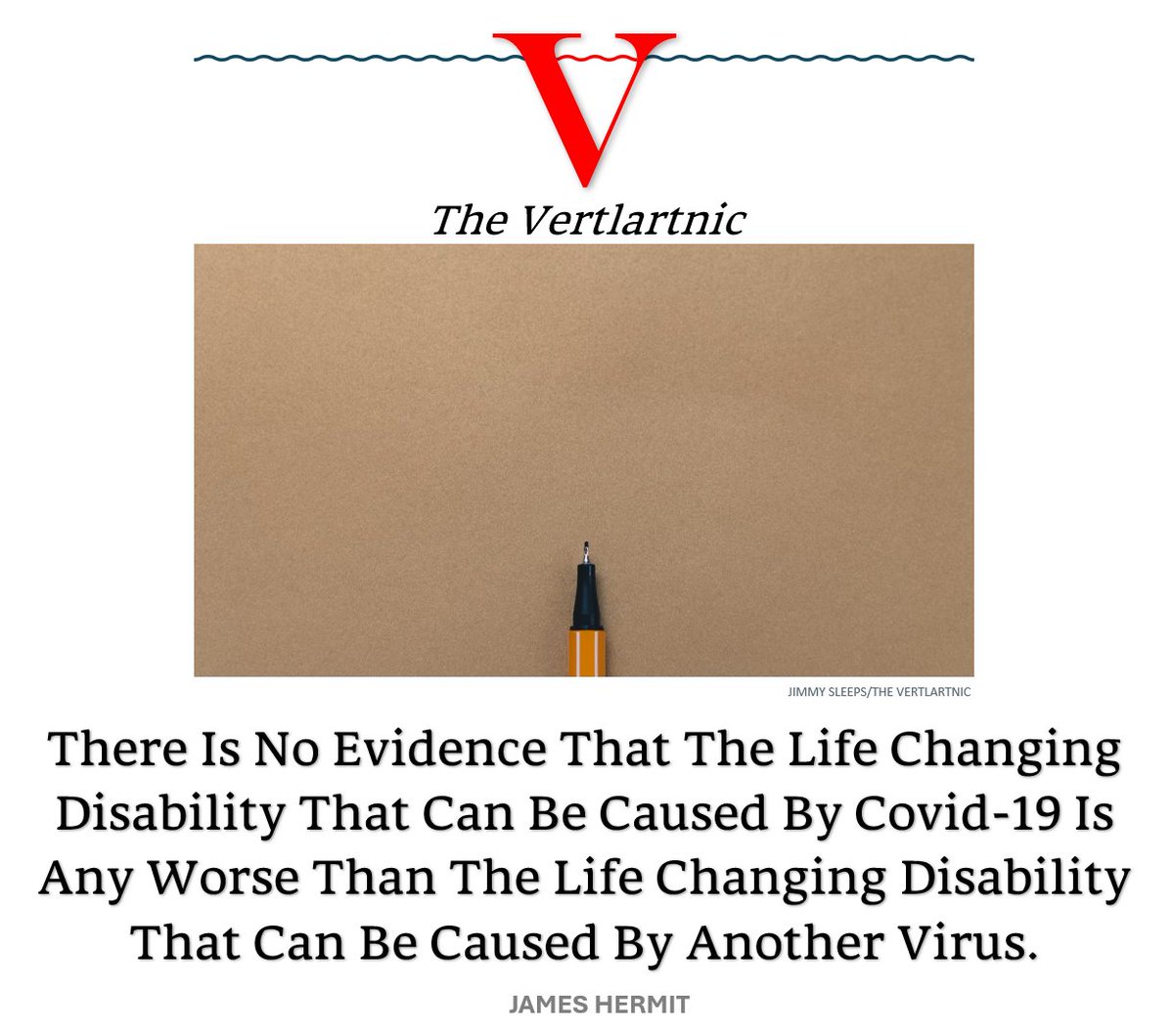 There Is No Evidence That The Life Changing Disability That Can Be Caused By Covid-19 Is Any Worse Than The Life Changing Disability That Can Be Caused By Another Virus. (credit: @SleepyJim0 )