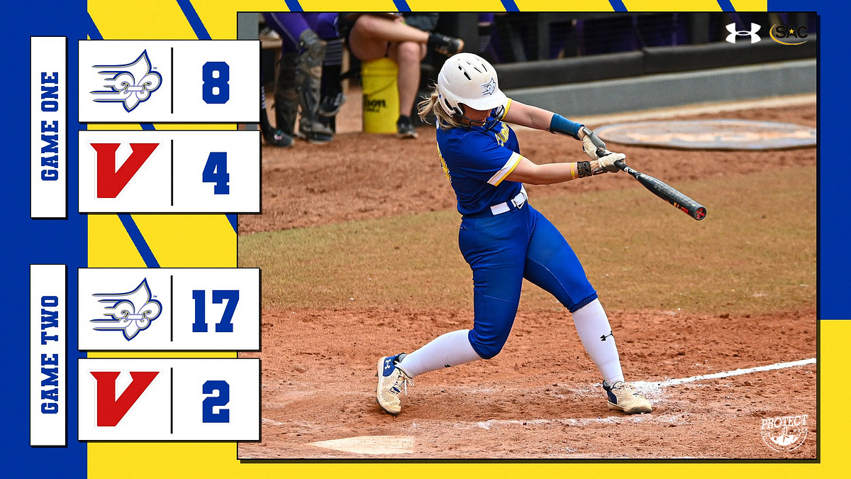 The @LimestoneSball team completed a 4-0 week on Sunday afternoon against UVA-Wise, putting on a clinic at the plate with 25 runs scored across the two wins. G1 📊 golimestonesaints.com/sports/softbal… G2 📊 golimestonesaints.com/sports/softbal… #GoSaints #LimestONEnation