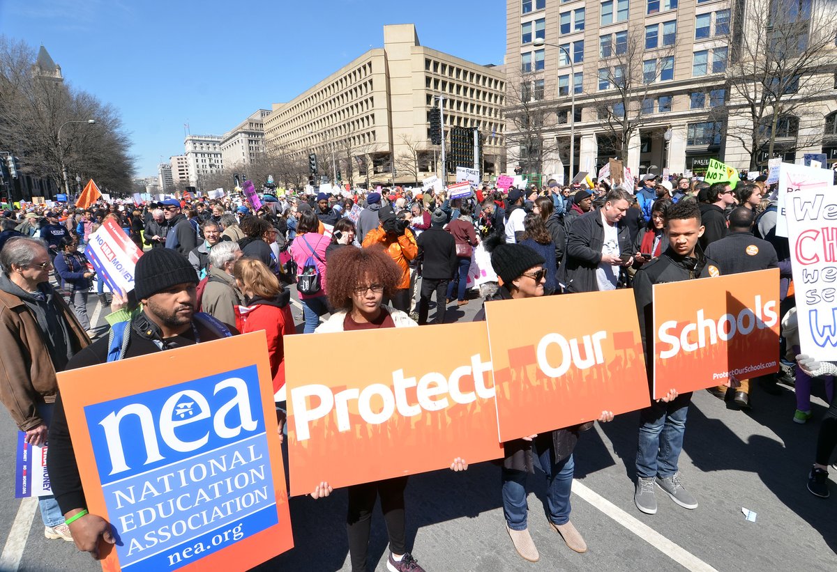 6 years ago today, we joined @AMarch4OurLives to call for action on gun violence. Since then, more than 15,000 children and teens have been killed by guns. We will not stop marching until all our students, educators, and communities are safe.