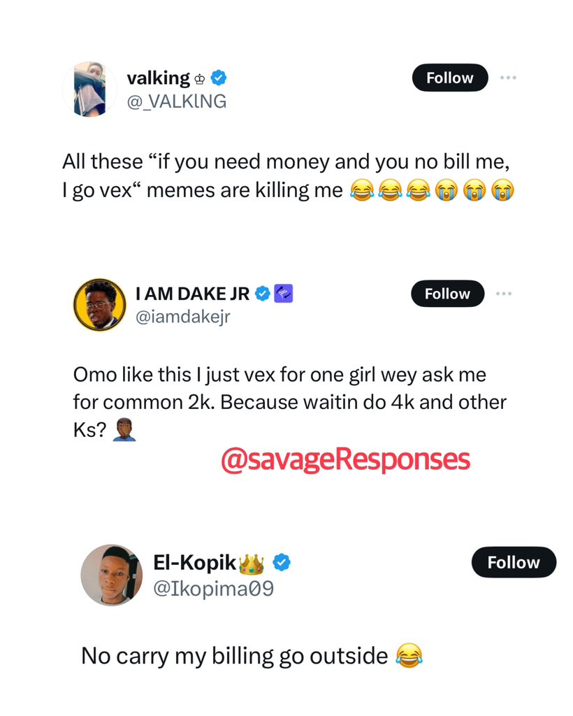 Incase you missed some savageResponses. A thread