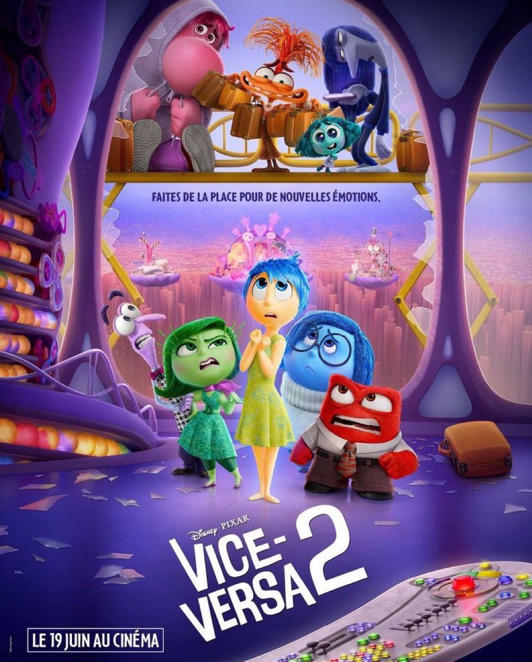 Franse Inside Out 2 poster