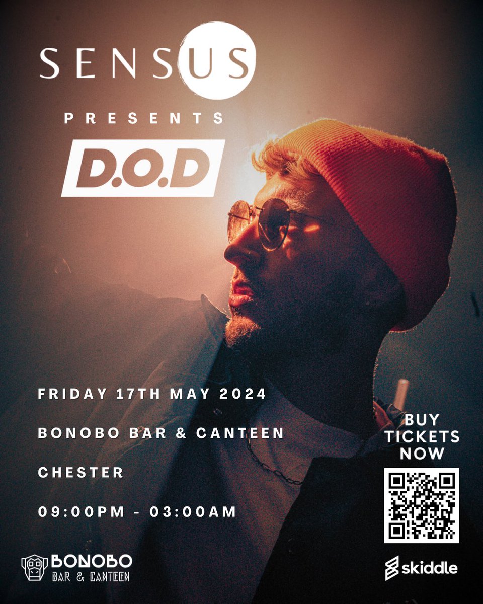 Yes, you’ve heard it here first! @dj_dod will be headlining our next show at @bonobobarcanteen , Chester on Friday 17th May 2024! Having produced hits such as “Still Sleepless”, “So Much In Love”, “Every Step”, “ Like You Do” and “Set Me Free” you just know this will be wild!