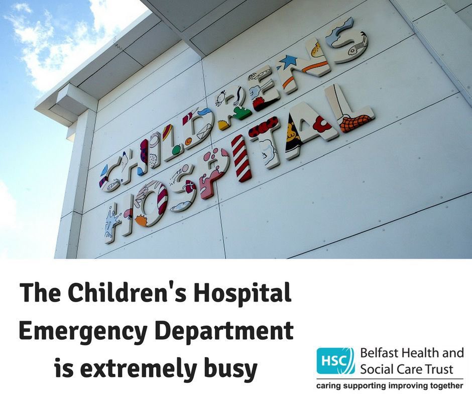 Our Children’s Emergency Department is currently extremely busy. Please only attend if your child has a serious medical emergency. If your child does not need urgent medical attention consult our symptom checker below for expert advice and guidance. bit.ly/4152EY3