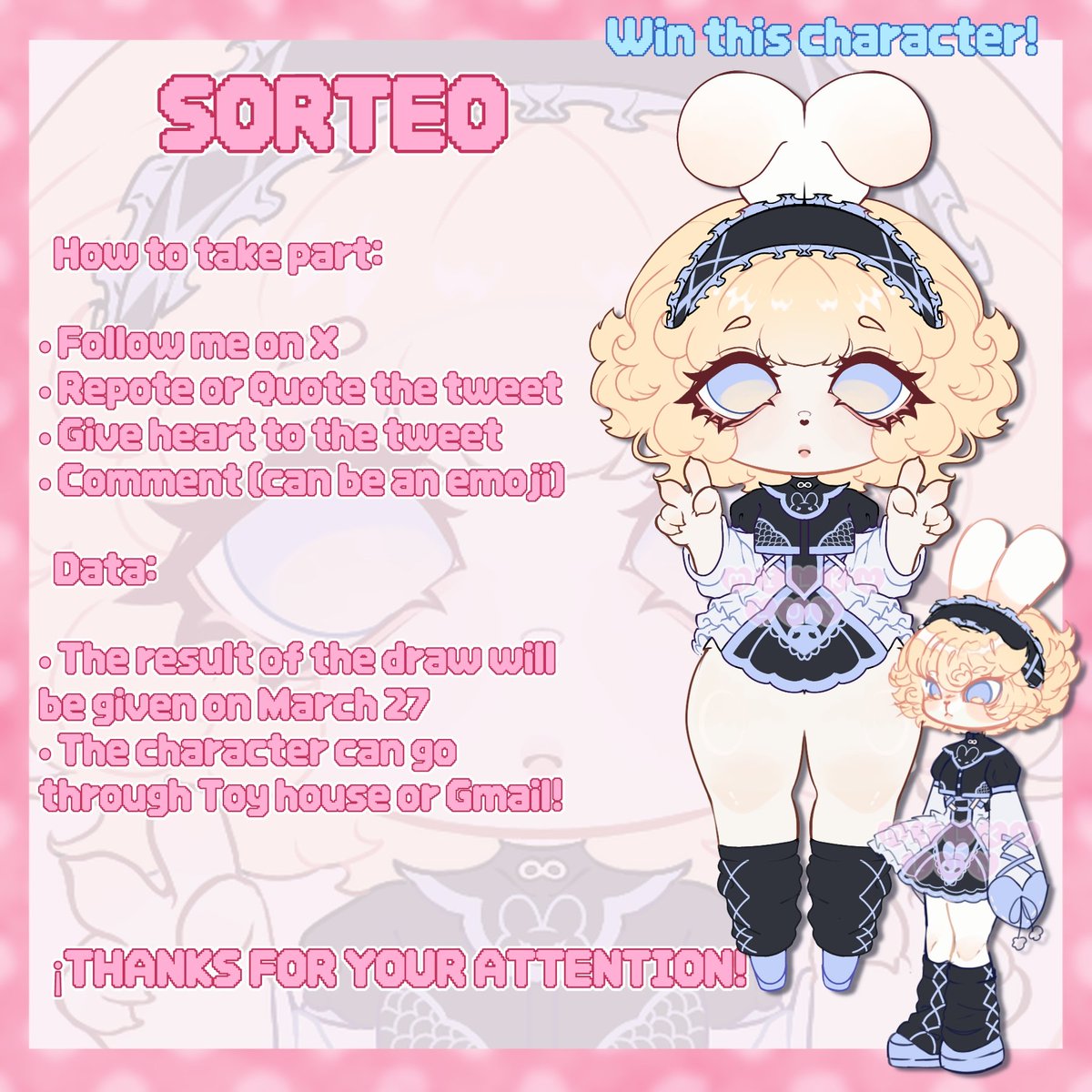 Sorteo! (⁠つ⁠≧⁠▽⁠≦⁠)⁠つ