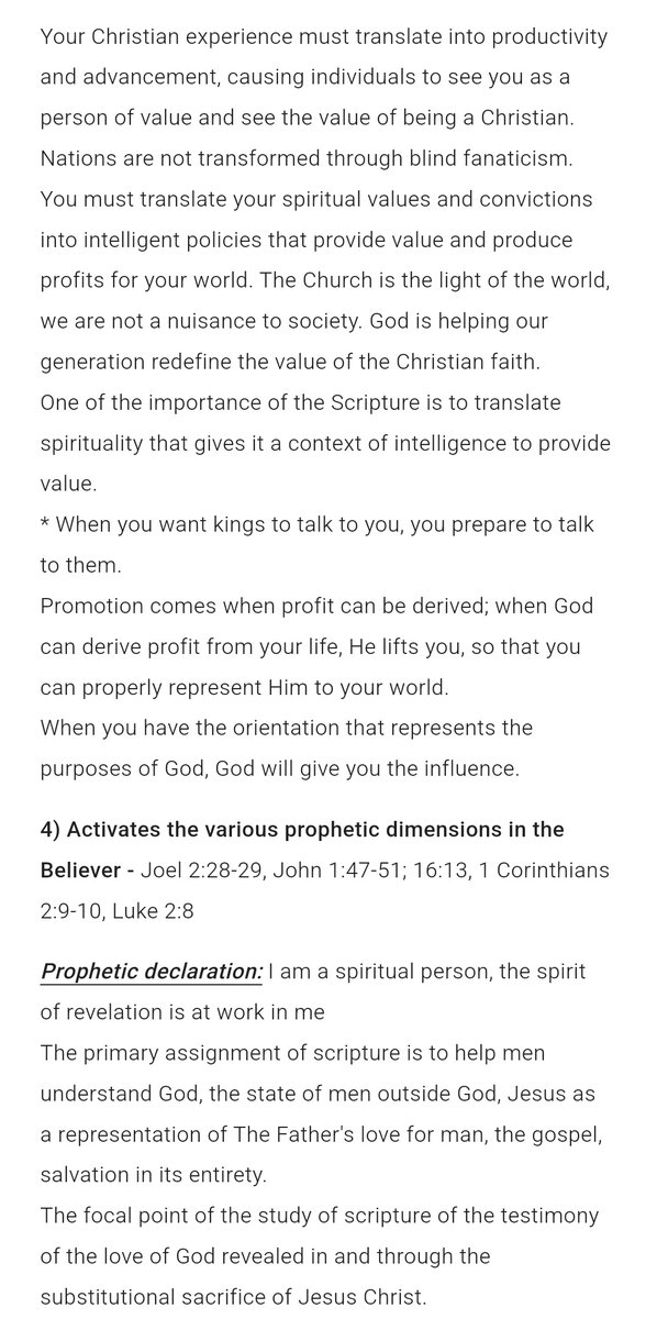 TosinofJesus's tweet photo. THE SPIRIT OF REVELATION (How to derive profit from Scripture) https://t.co/vbjdZoELtB