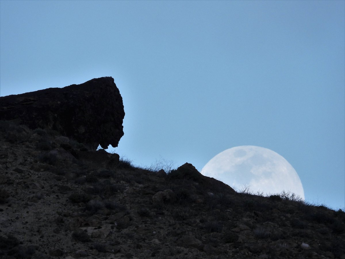 Moonrise, Funeral Mountains, Death Valley, CA