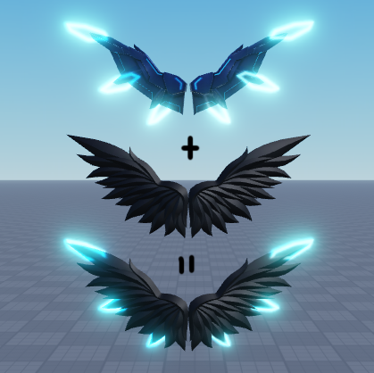 Sylentlyy's tweet image. Made wings that fit perfectly on top of Vault Explorer's Wings - Link in replies
#RobloxHunt #Roblox #RobloxDev