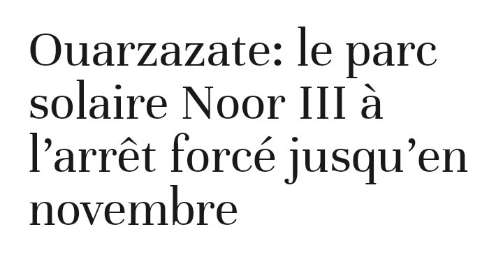 Cause: présence d’une fuite dans le réservoir de sels fondus chauds.
Perte: 47 millions $
Période d'arrêt : Mars-Novembre 2024
#acwaPower #noor #ouarzazate #centraleSolaire