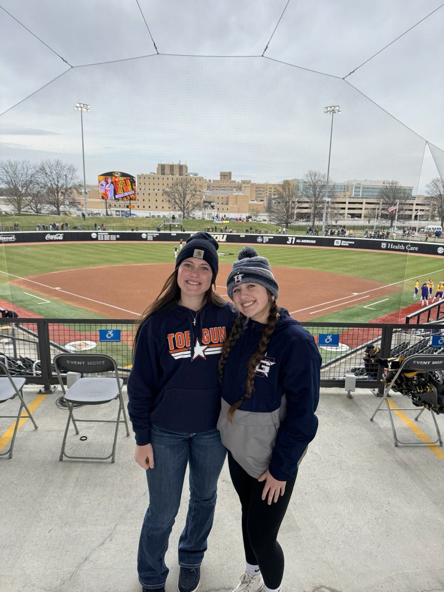 Had a great time at the @MizzouSoftball vs @LSUsoftball game!