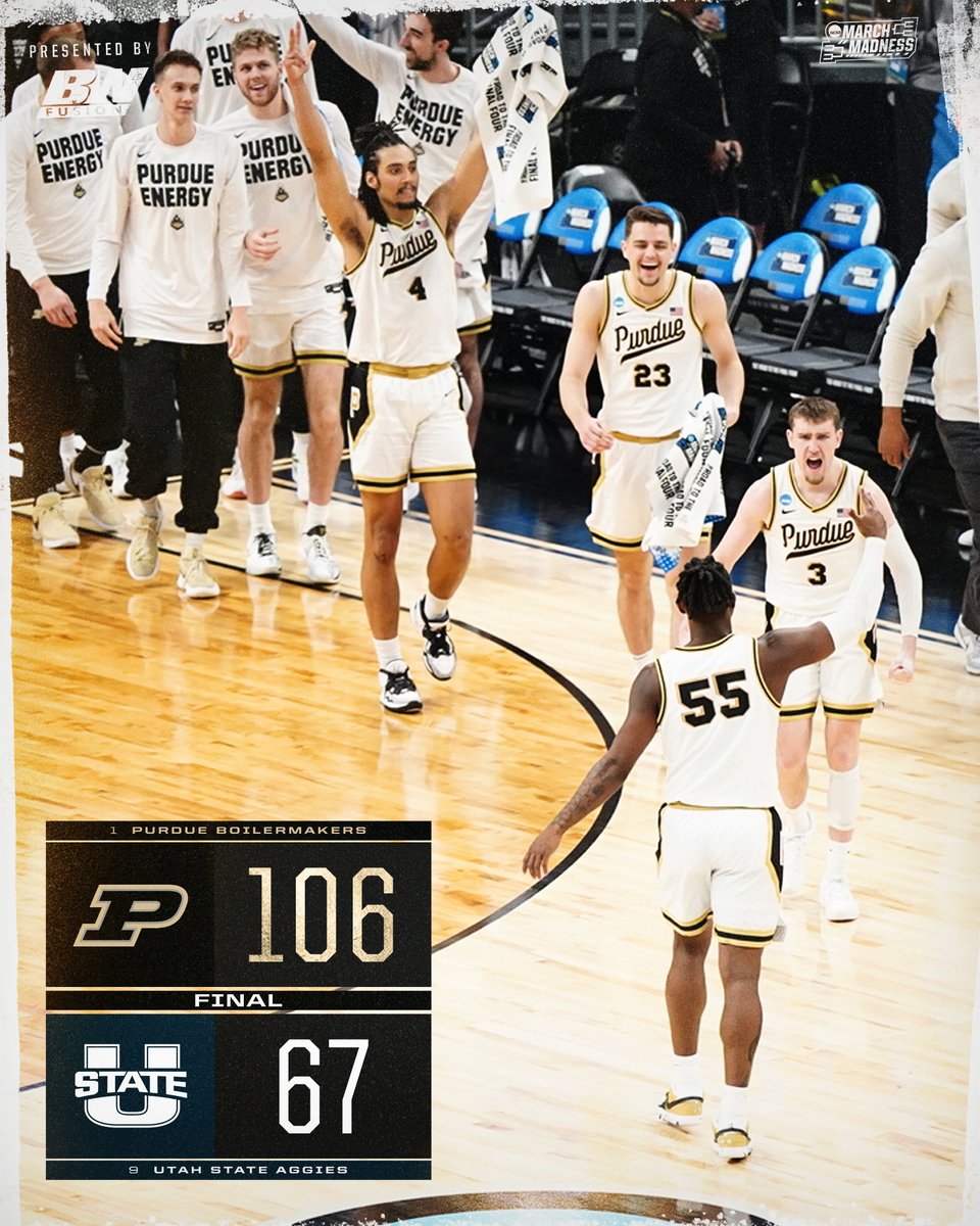 💥💥💥 FINAL 💥💥💥

SWEET statement made! 

✅: Edey -- 23 pts, 14 rebs, 3 asts, 3 blks
✅: TKR -- 18 pts, 8 rebs, 3 asts
✅: Loyer -- 15 pts, 6 asts
✅: Heide -- 10 pts, 3 rebs
✅: Smith -- 5 pts, 6 asts, 4 rebs
✅: Colvin -- 9 pts, 3 rebs