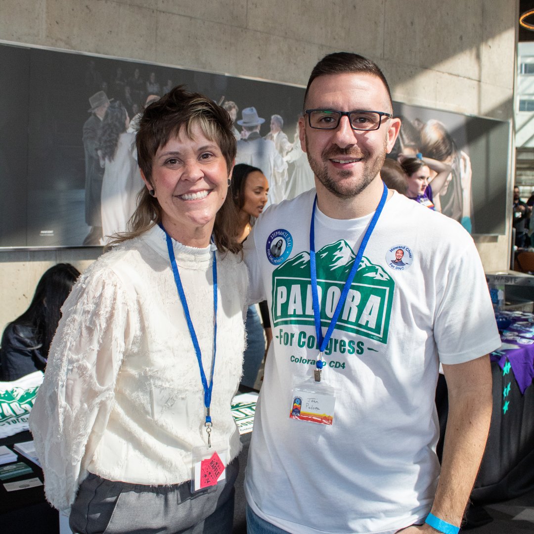 PadoraforCO's tweet photo. DemFest was a blast! Thank you so much to my team and supporters from across Congressional District 4 and the great state of Colorado. Let's keep these great conversations going ahead of the primary and special elections!
#DemFest #colpol #colorado #Elections2024 @coloradodems https://t.co/DvWCg0hgv9