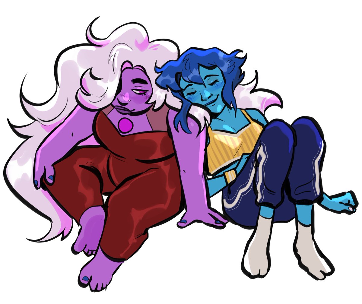 「lazy afternoon #StevenUniverse #lapithys」|Lyndsのイラスト